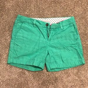 Green shorts